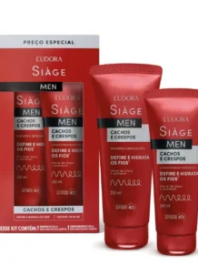 Kit Eudora Siàge Men Cachos E Crespos (2 Itens)