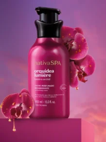 Creme Perfumado Desodorante Nativa Spa Orquídea Lumière 400Ml