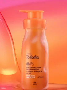 Creme Sorbet Desodorante Nutritivo para o Corpo Tododia Manga Rosa e Água de Coco