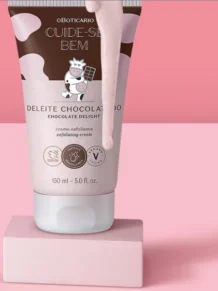 Creme Esfoliante Corporal Cuide-Se Bem Deleite Chocolatudo 150Ml