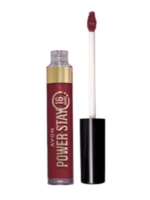 Batom Líquido Matte Avon Power Stay 16h Tô Vinho Marsala