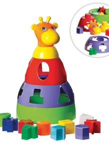 Brinquedo didatico girafa