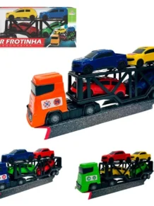 Caminhao cegonheira superfrota com 4 carrinhos