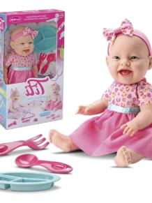 Boneca titi papinha com acessórios
