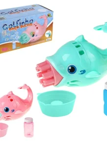 Golfinho lança bolhas de sabão