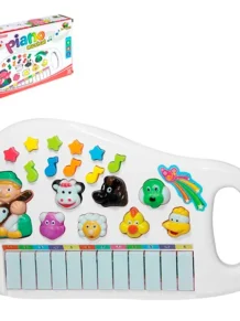 Piano fazendinha com luz e som