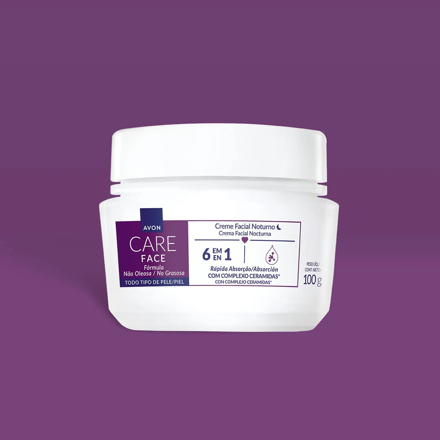 Avon Care Creme Facial Noturno 6 Em 1