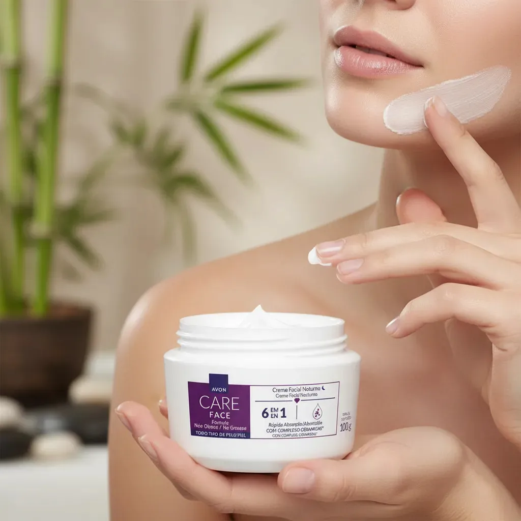 Avon Care Creme Facial Noturno 6 Em 1 - Imagem 3