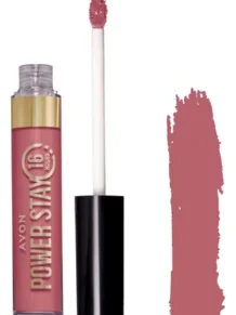 Batom Líquido Matte Avon Power Stay 16h Rosa Toque Rose