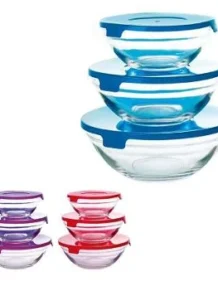 Conjunto Potes Vidro  200/400/550ml