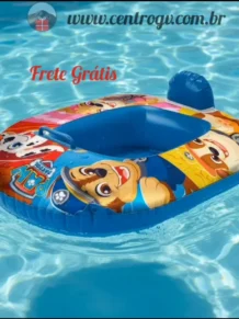 Boia bote inflavel fralda patrulha canina