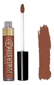 Batom Líquido Matte Avon Power Stay Nude Coral 16h