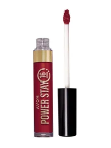Batom Líquido Matte Avon Power Stay Vermelho Escarlate 16h
