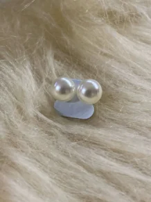 Brinco Perola Folheado a Ouro 18k 6mm