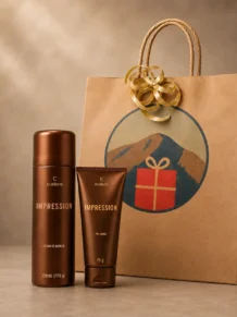 Kit Impression: Espuma de Barbear 200ml + Gel Pós Barba 75g