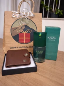 kit Kaiak Aventura Deo e Carteira Masculina Coffee
