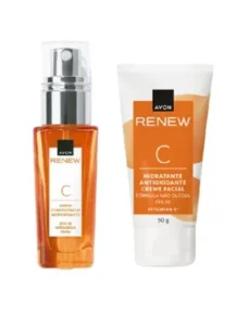 Presente Renew Vitamina C + Hidratante Protetor Solar Avon