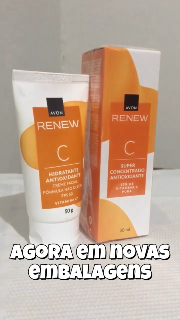 Presente Renew Vitamina C + Hidratante Protetor Solar Avon - Imagem 3