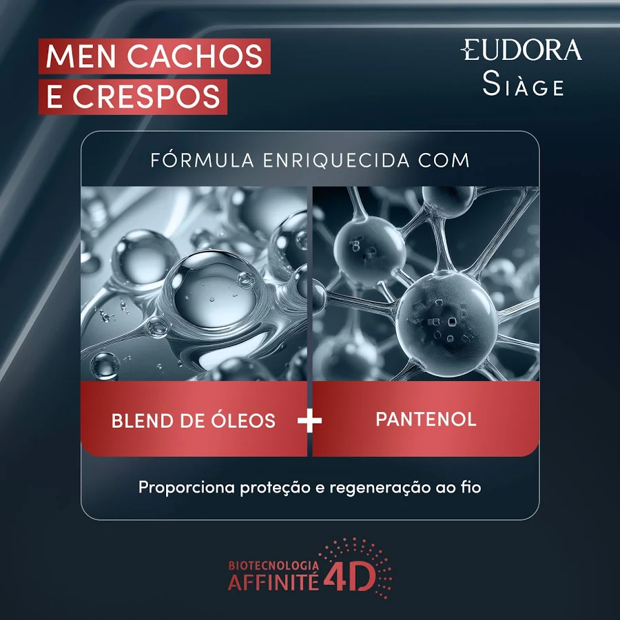 Creme para Pentear Siàge Men Cacheados 450g - Imagem 7