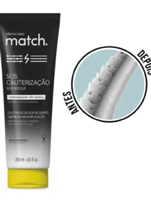 Match Condicionador Pós-Química Match SOS Cauterização, 250ml