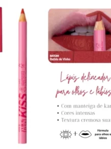 Avon Color Trend Lápis Delineador Para Olhos E Boca - cor vinho red