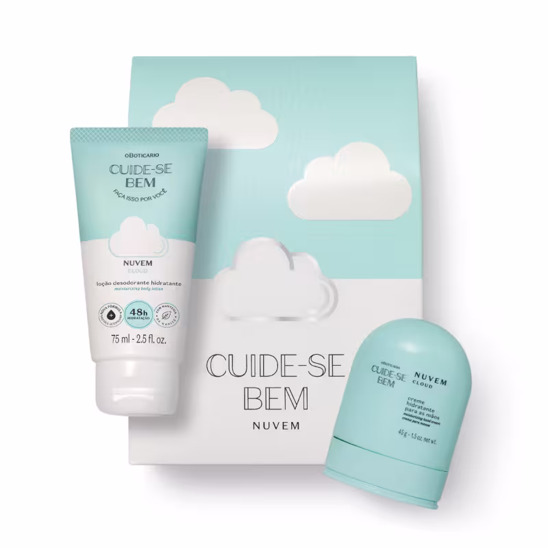 Kit Presente Cuide-se Bem Nuvem Loção Corporal e Creme para as Mãos (2 Itens) - Imagem 3